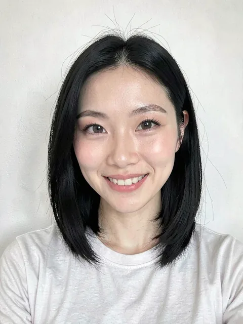Before: Honey balayage, long layers