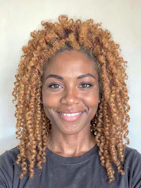 Preview: Twist-out, caramel color