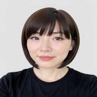 Blunt bob + full bangs