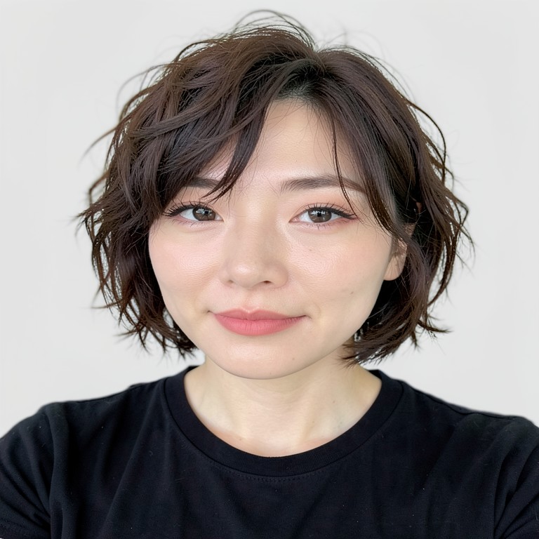 Tousled bob