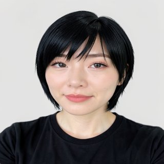 Bixie cut - Jet black