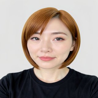 Blunt bob - Caramel brown