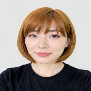 French bob - Caramel brown