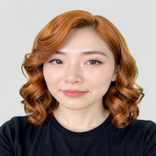 Glam perm - Caramel brown