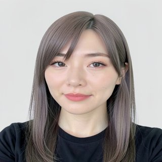 Hime cut - Ash brown