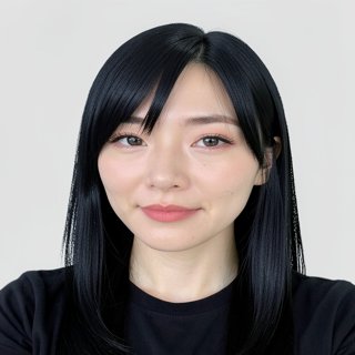 Hime cut - Jet black
