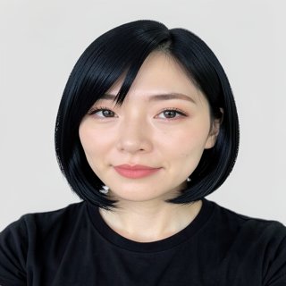 Long bob - Jet black