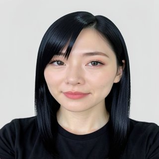 Magic straight - Jet black
