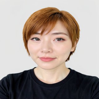 Pixie cut - Caramel brown