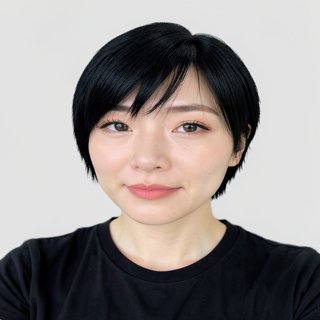 Pixie cut - Jet black