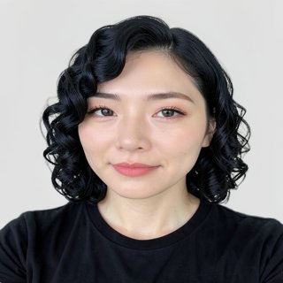 S-curl perm - Jet black