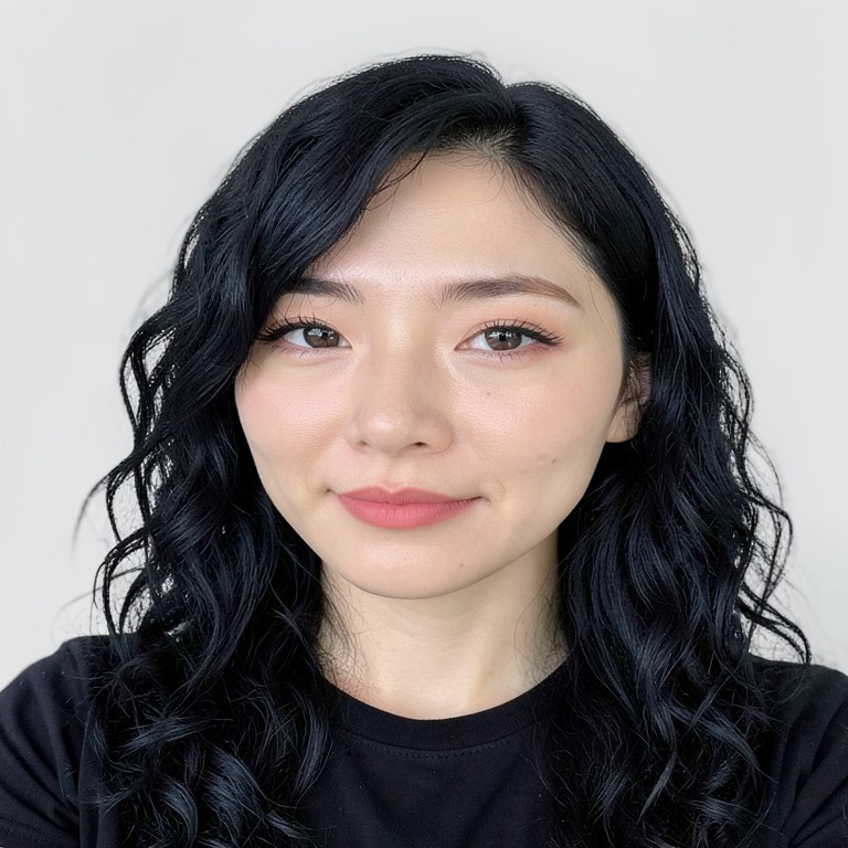Long boho waves - Jet black