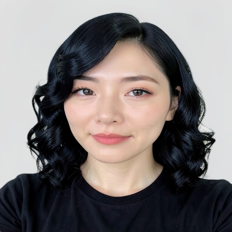 Glam perm - Jet black