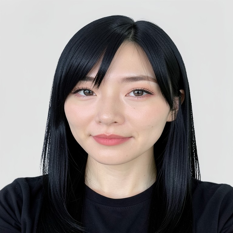 Hime cut - Jet black