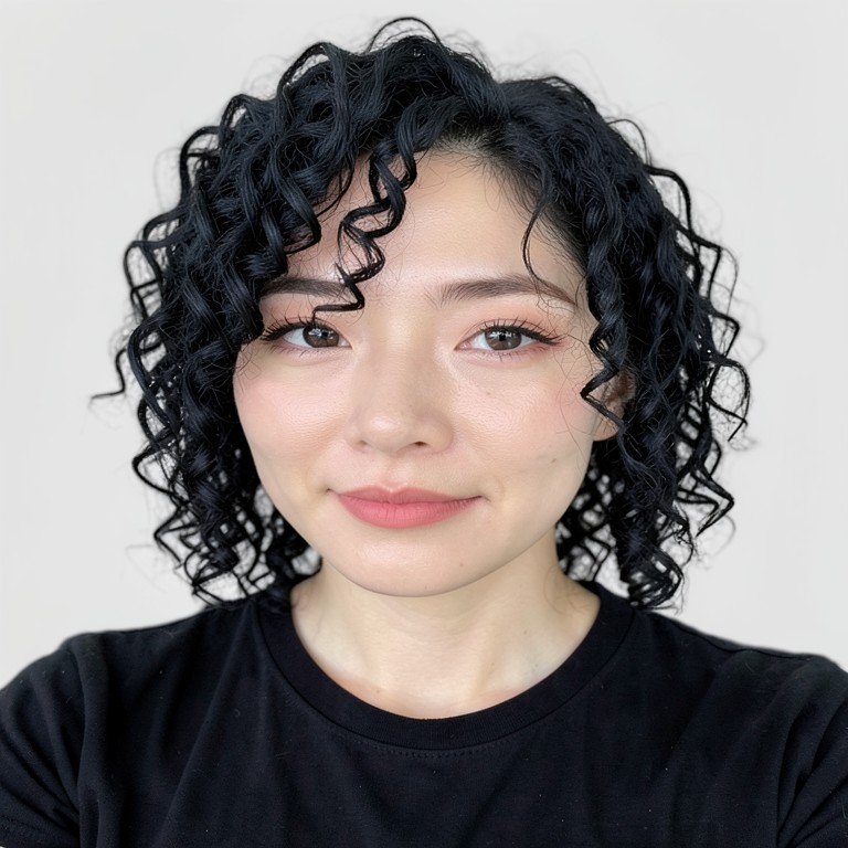 Hippie perm - Jet black