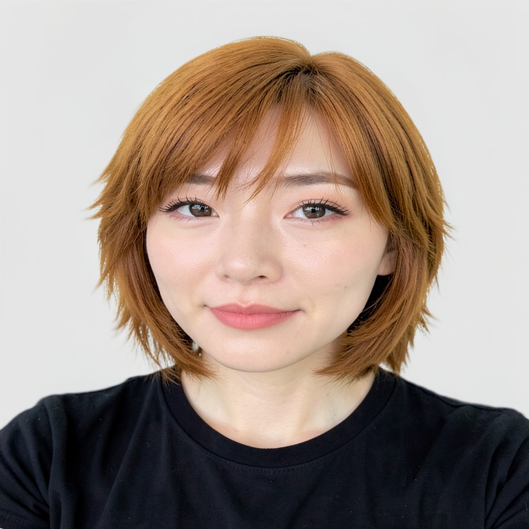 Hush cut - Caramel brown