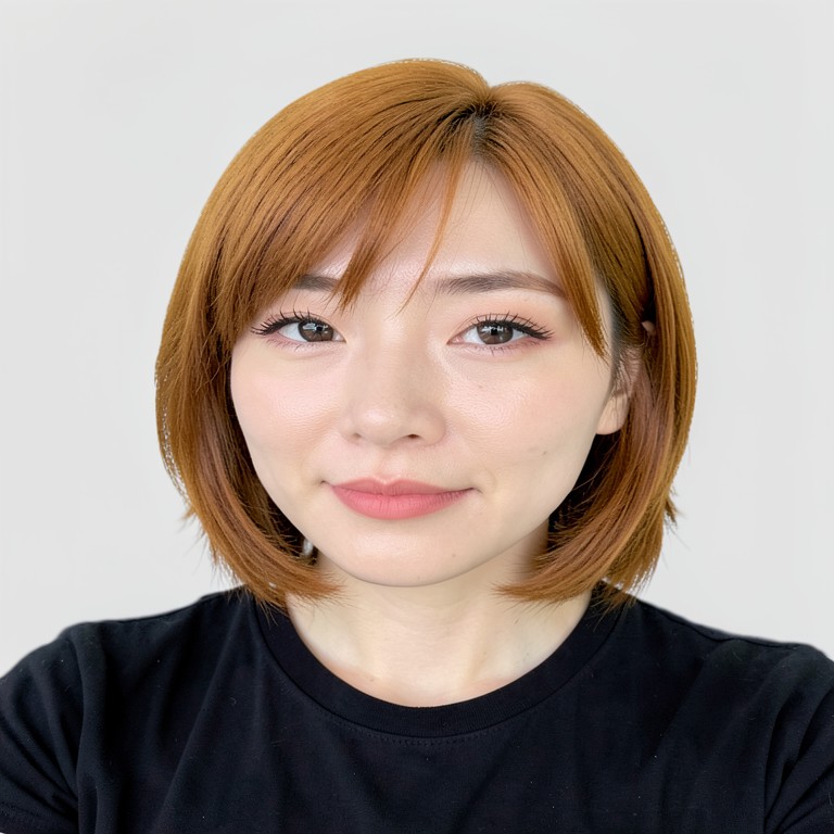 Medium layered - Caramel brown