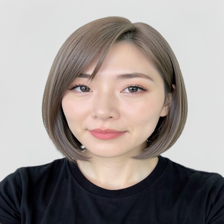 Long bob - Ash brown