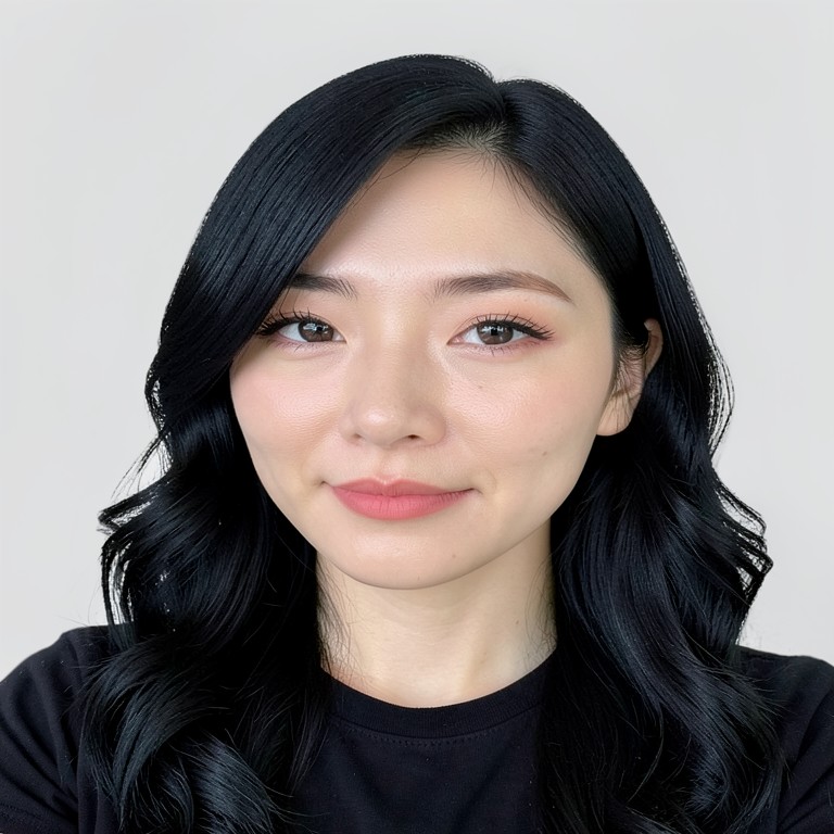Long wavy - Jet black