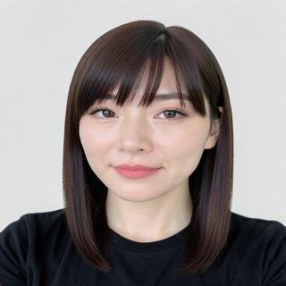 Long straight + full bangs