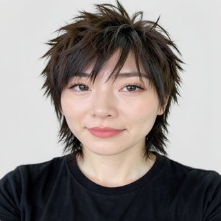 Long wolf cut