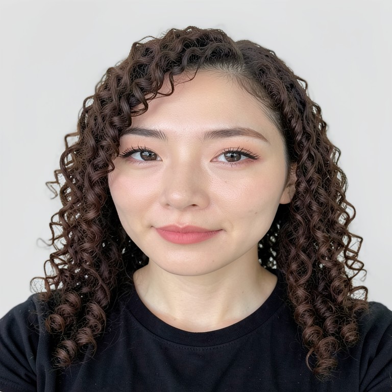 Long spiral curls