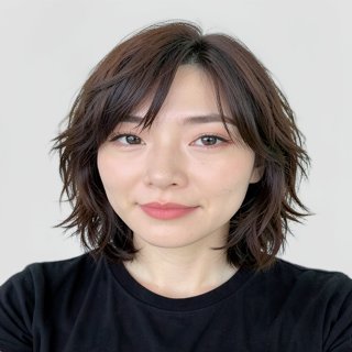 chest-length / airy layers / no bangs