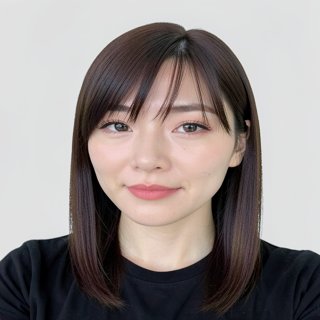 chest-length / sleek straight / see-through bangs