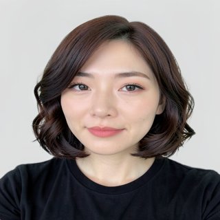 chin-length bob / glam waves / no bangs
