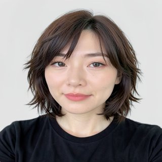 shoulder-length / airy layers / no bangs