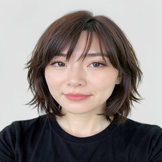 shoulder-length / airy layers / see-through bangs
