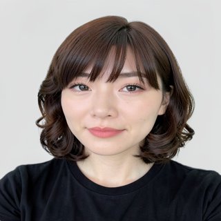 shoulder-length / inner C-curl / full bangs
