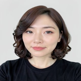shoulder-length / inner C-curl / no bangs