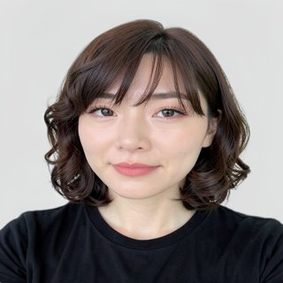 shoulder-length / inner C-curl / see-through bangs