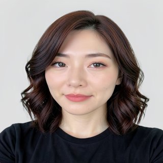 shoulder-length / glam waves / no bangs
