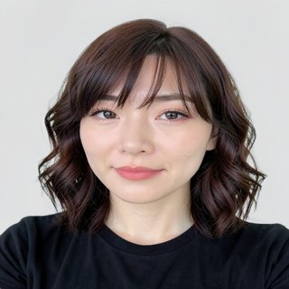 shoulder-length / glam waves / see-through bangs