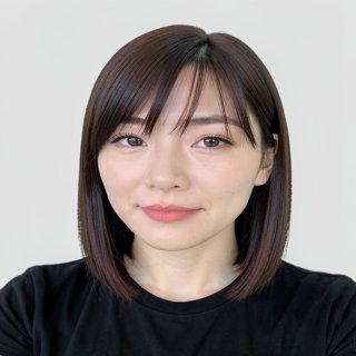 shoulder-length / sleek straight / see-through bangs