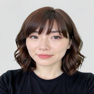 shoulder-length / soft S-waves / full bangs