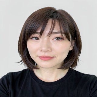 Medium layered + see-through bangs