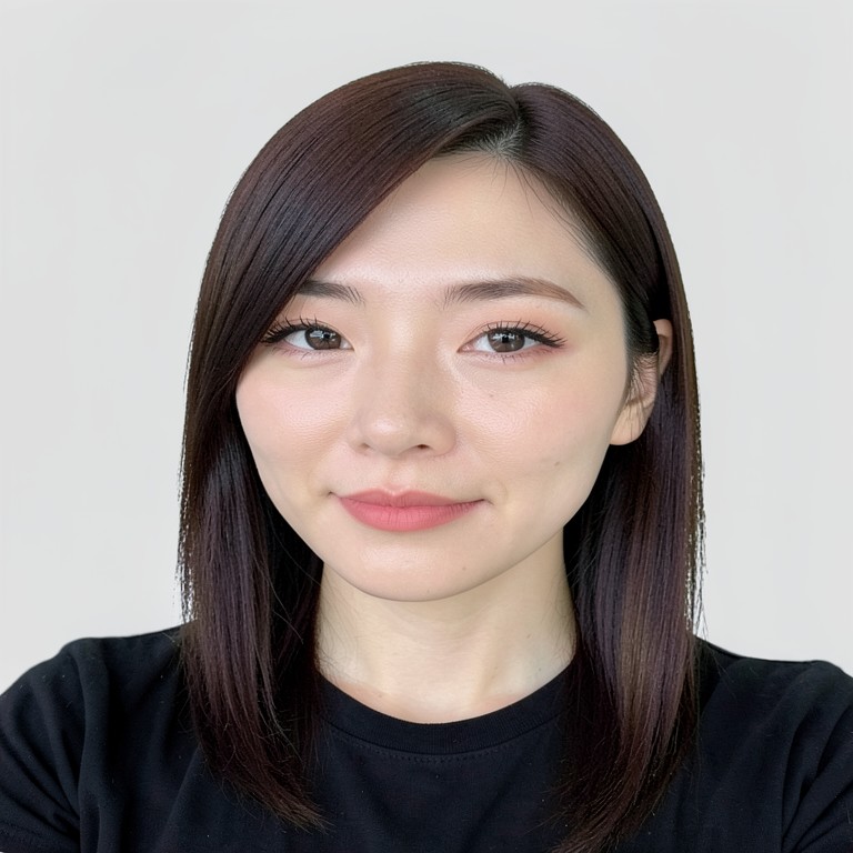 Side-part straight