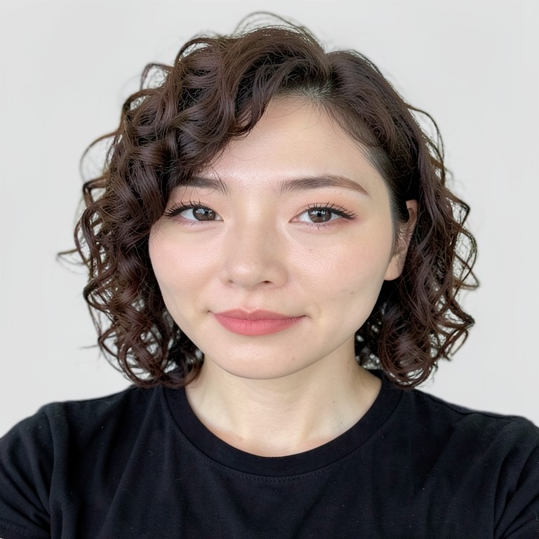 Half-up curls