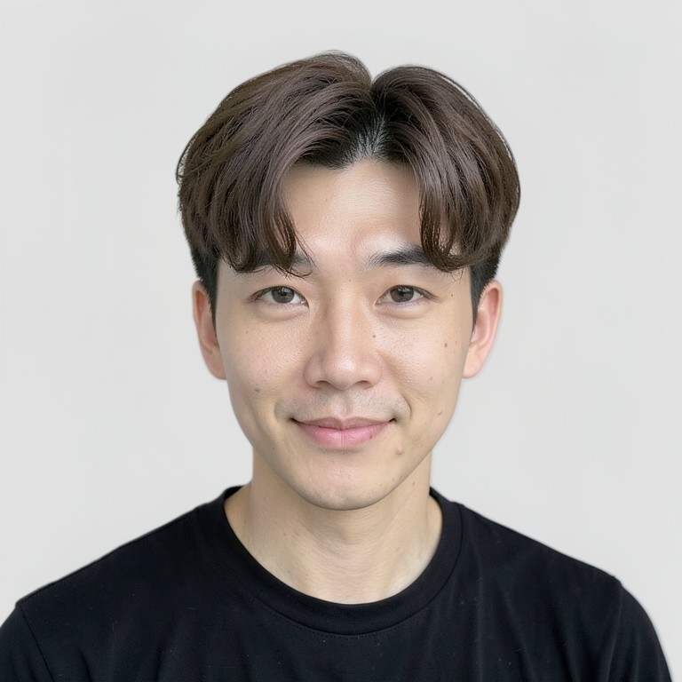 Comma hair - Ash brown