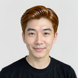 Pomade slick back - Caramel brown