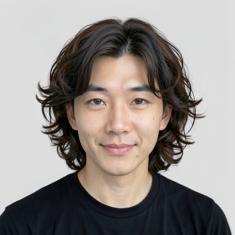Long wavy